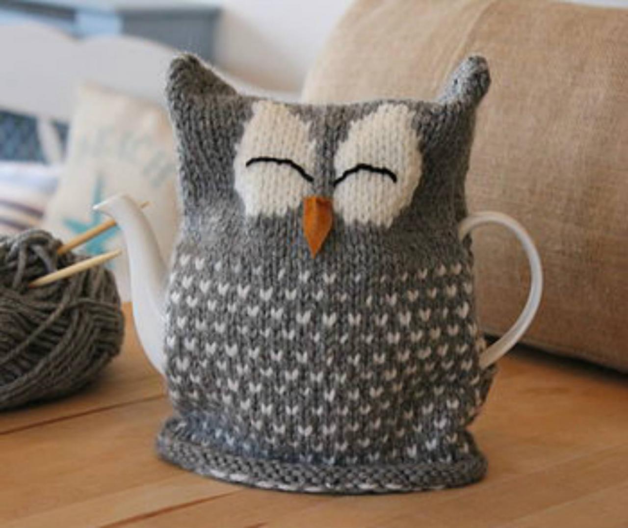 Owl Tea Cosy Knitting Kit
