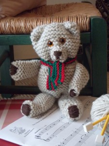 teddy bear knitting kit